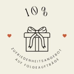 10% auf deinen Folge-Auftrag